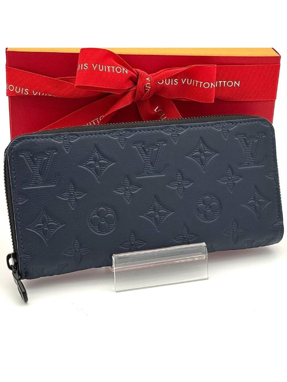 Louis Vuitton Wallet Zippy Horizontal Navy